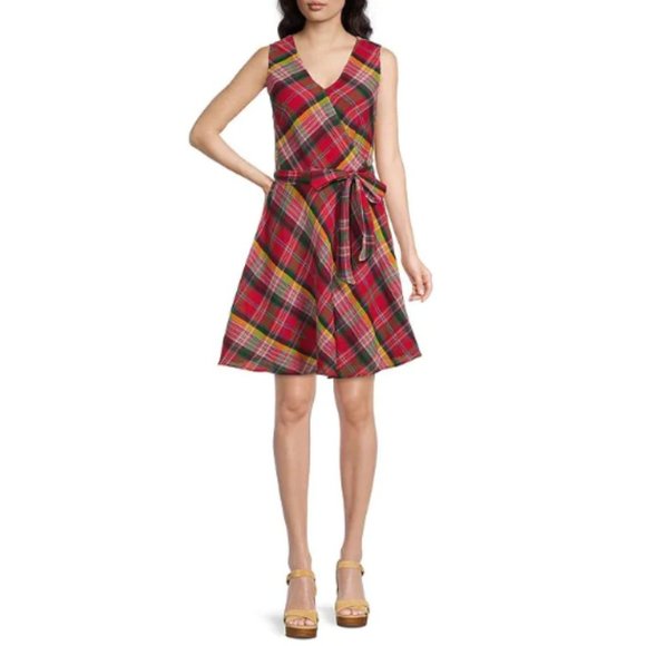 Ralph Lauren Fit and Flair Plaid Dress - Picture 3 of 6